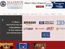 Tablet Screenshot of ced.alliance.edu.in