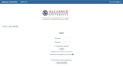 Desktop Screenshot of lms.alliance.edu.in